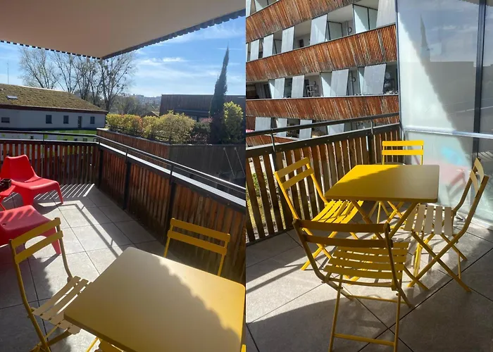 T2 - Balcon -15 Min Centre Ville Et Allemagne